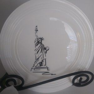 Lenox Tin Can Alley Statue of Liberty Dinner Plate